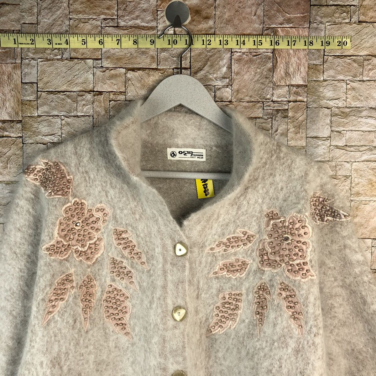 Japanese Brand Japan vintage mohair fur shaggy Cardigan Knitwear #A1232 Size S / US 4 / IT 40 - 5 Thumbnail