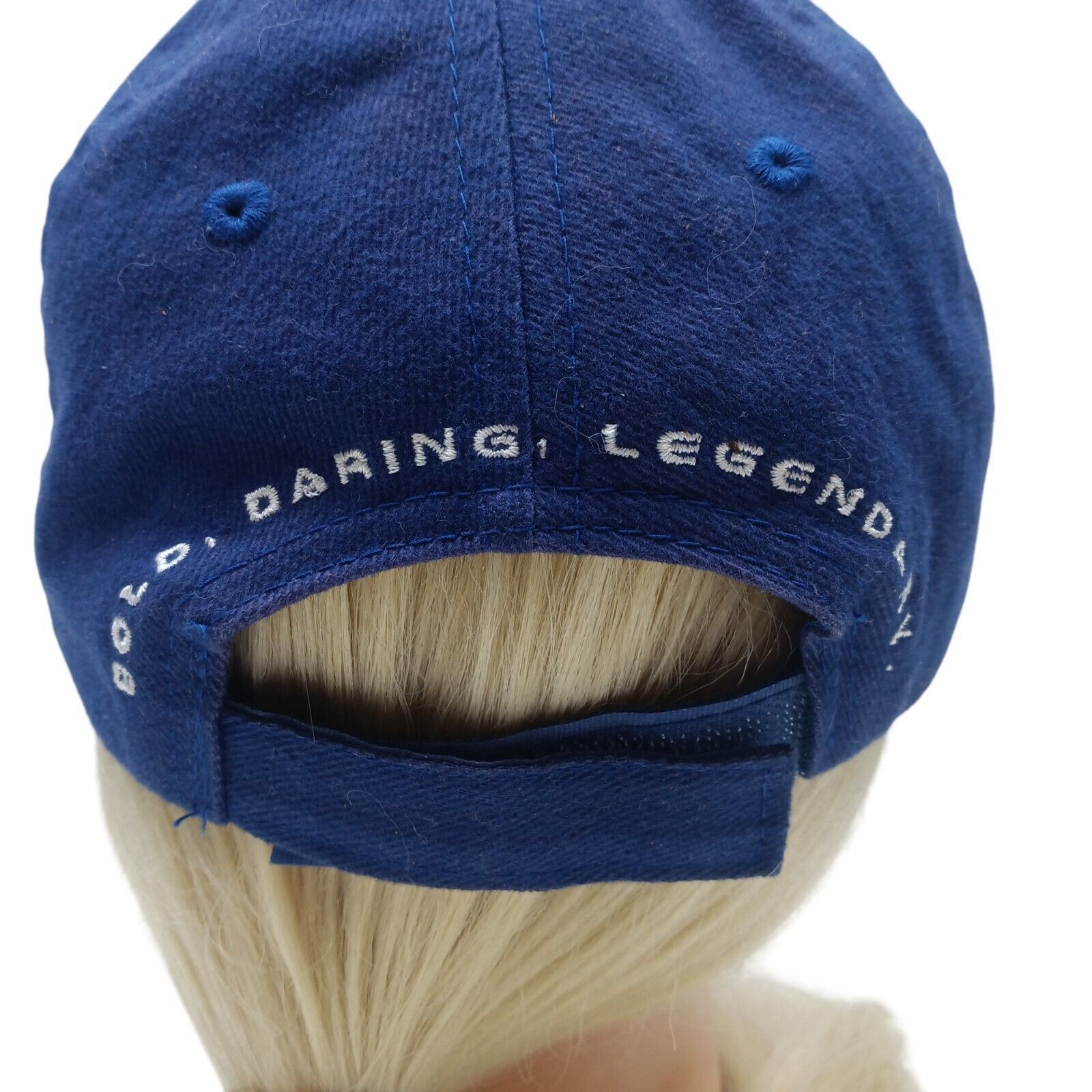 Ford Mustang Blue Strapback Hat Bold, Daring, Legendary Ford Cap Size ONE SIZE - 4 Thumbnail