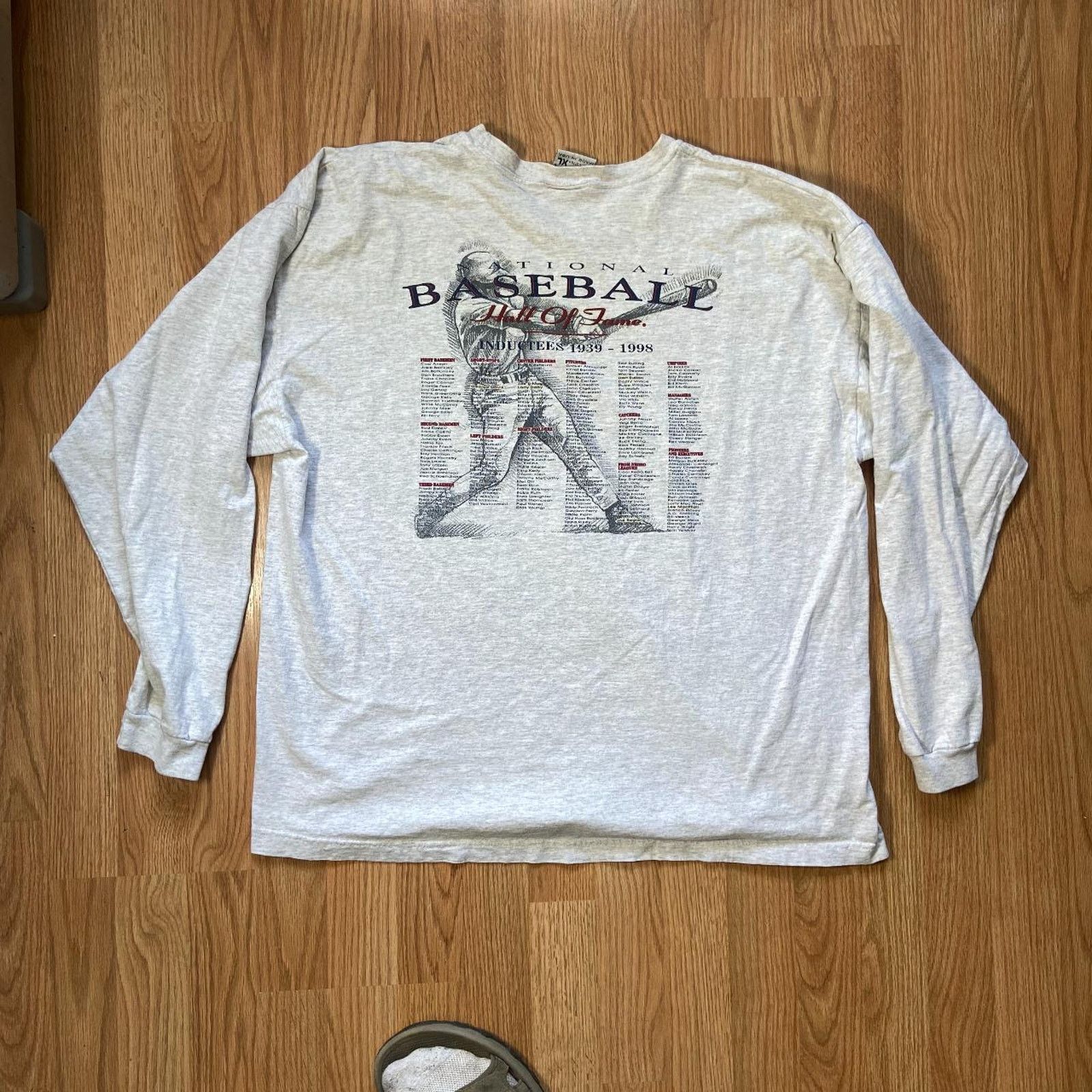 Fruit Of The Loom 90s long sleeve grey Size US XL / EU 56 / 4 - 3 Thumbnail