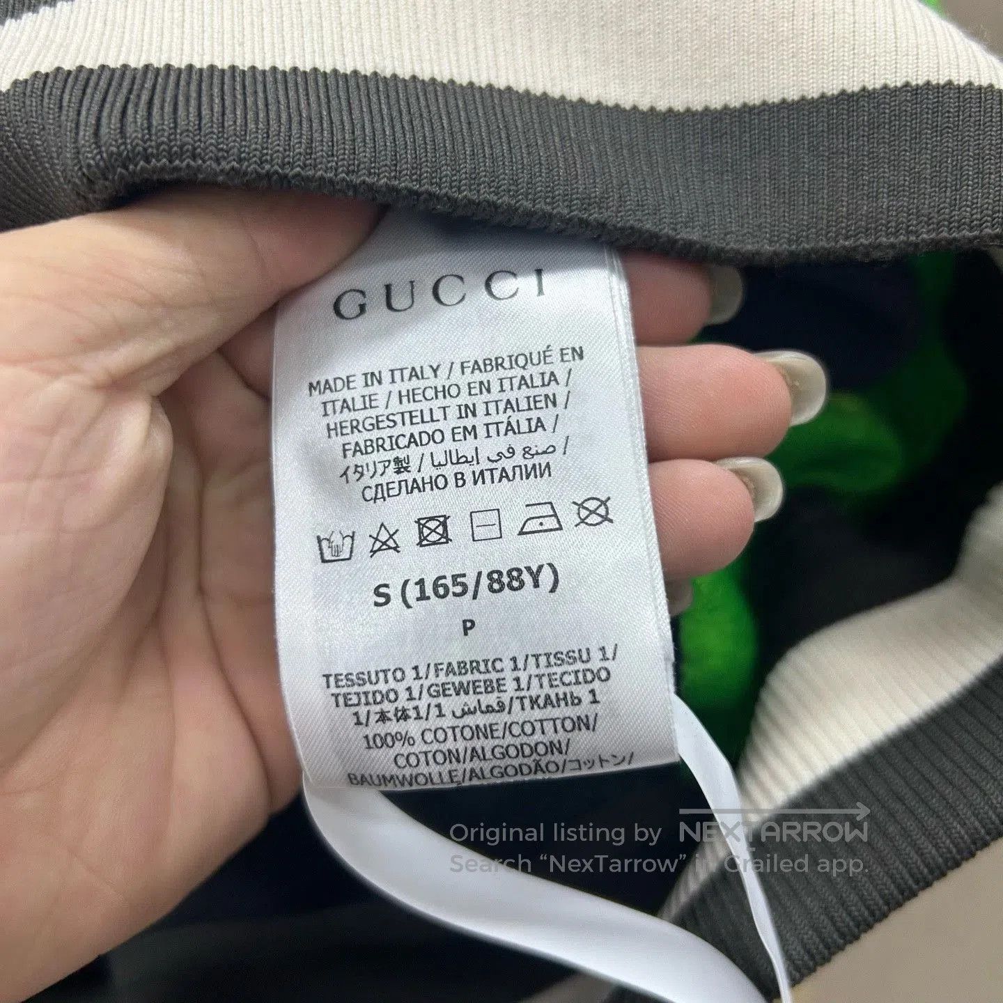 Gucci gucci contrast logo cropped hoodie. Size S / US 4 / IT 40 - 4 Thumbnail
