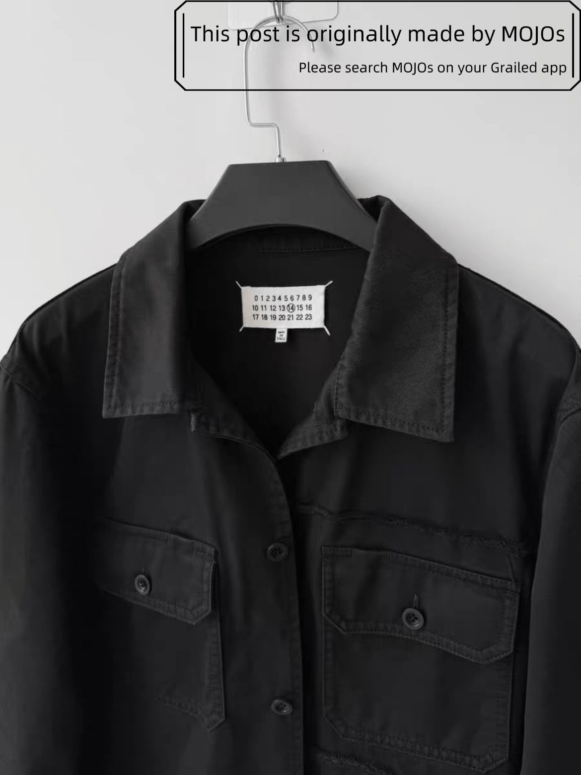 Maison Margiela Sz 41 Maison Margiela 19SS Black Denim Pocket Shirt Jacket Size US L / EU 52-54 / 3 - 3 Thumbnail