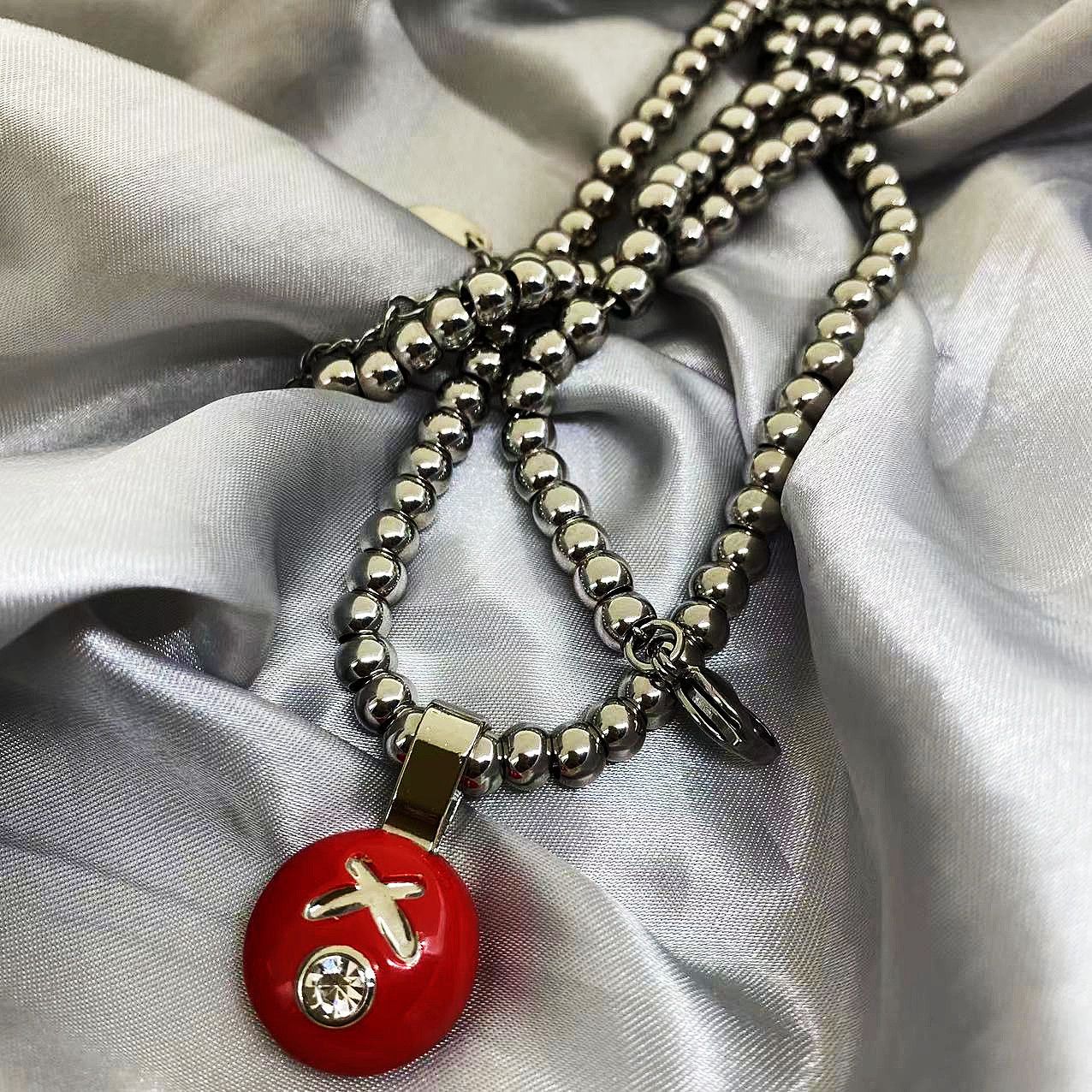 Jewelry Stainless Steel Round Bead Chain Size ONE SIZE - 5 Thumbnail