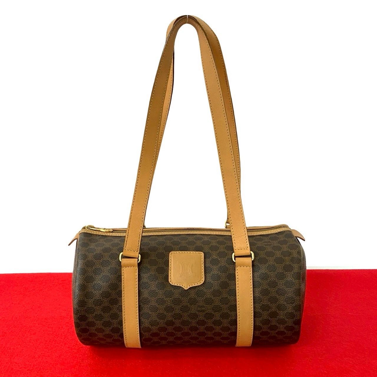 Celine Celine Celine Macadam Blazon PVC 2way bag Leather Shoulder Bag Size ONE SIZE - 1 Thumbnail