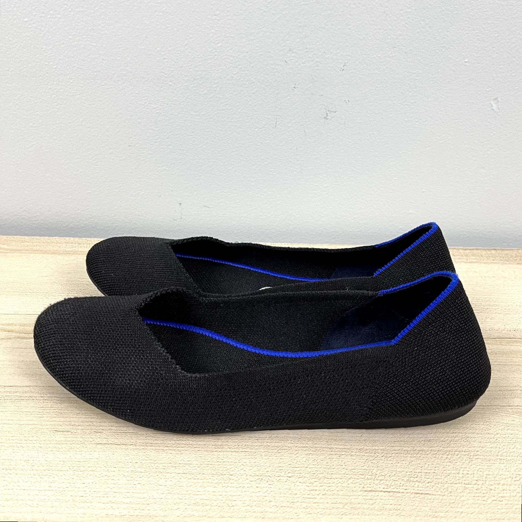 Vintage ROTHY’S Ballet Flat Womens 8 Black Round Toe Slip On Office Business Shoes Size US 8 / IT 38 - 7 Thumbnail