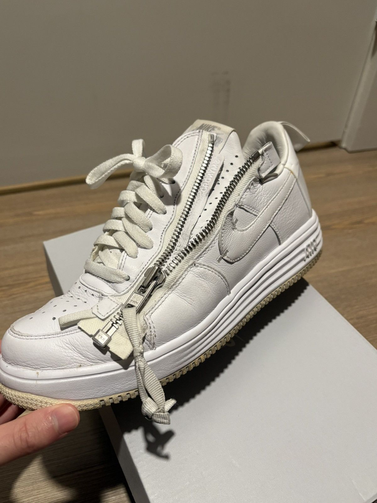 Acronym × Nike Lunar Force 1 White Size US 9 / EU 42 - 5 Thumbnail