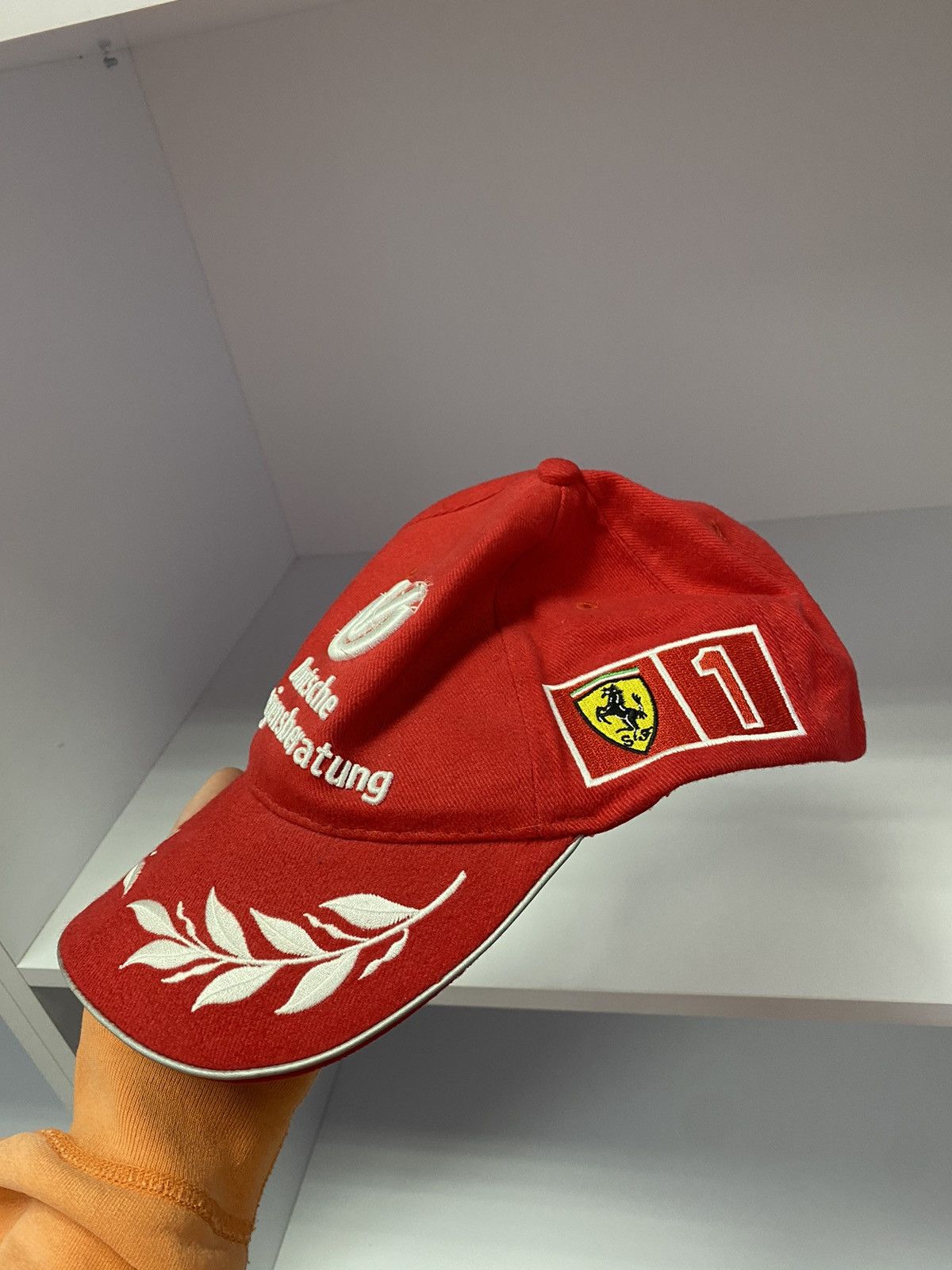 Ferrari × Vintage Vintage Ferrari Racing Cap Size ONE SIZE - 4 Thumbnail