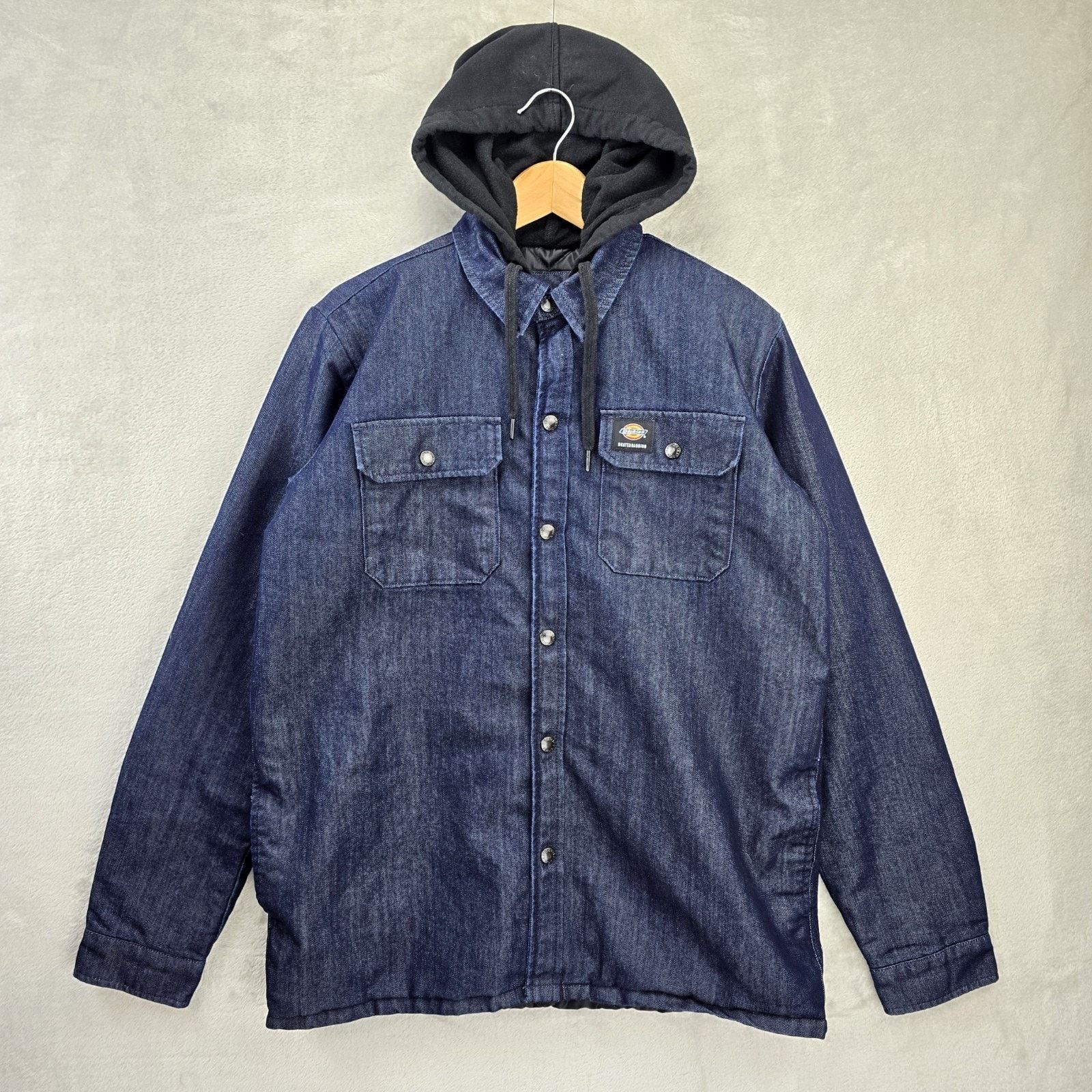 Dickies Dickies Skateboarding Denim Jacket Medium Hooded Y2K Size US M / EU 48-50 / 2 - 1 Thumbnail