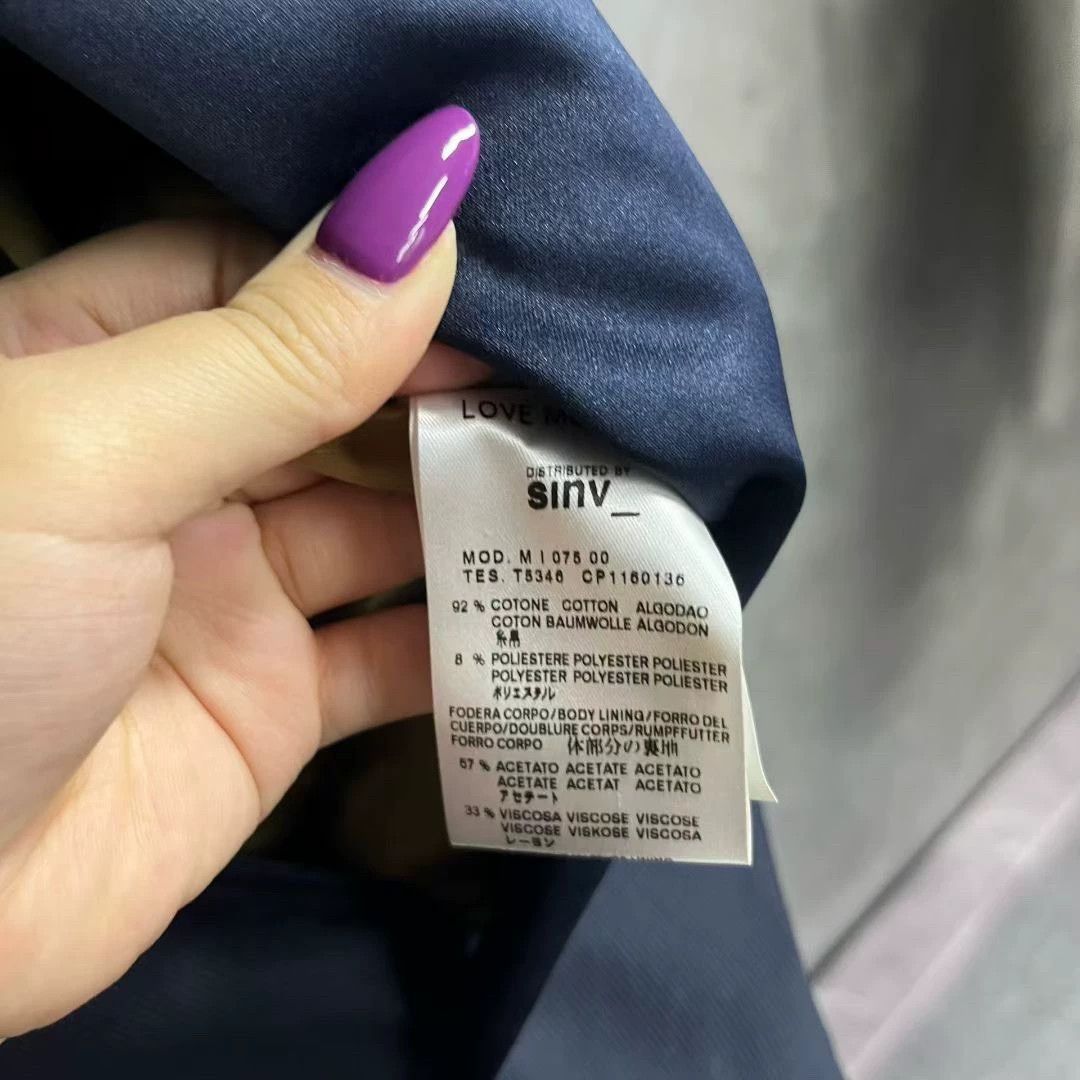Moschino moschino blue and khaki casual blazer jacket Size US L / EU 52-54 / 3 - 4 Thumbnail