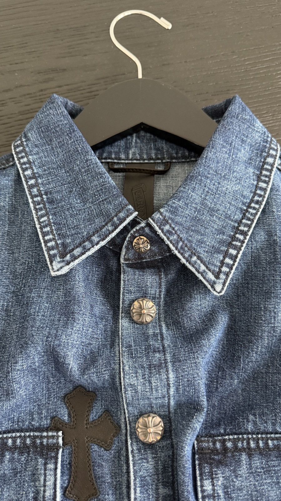 Chrome Hearts DENIM CROSS PATCH WORKDOG Size US L / EU 52-54 / 3 - 7 Thumbnail