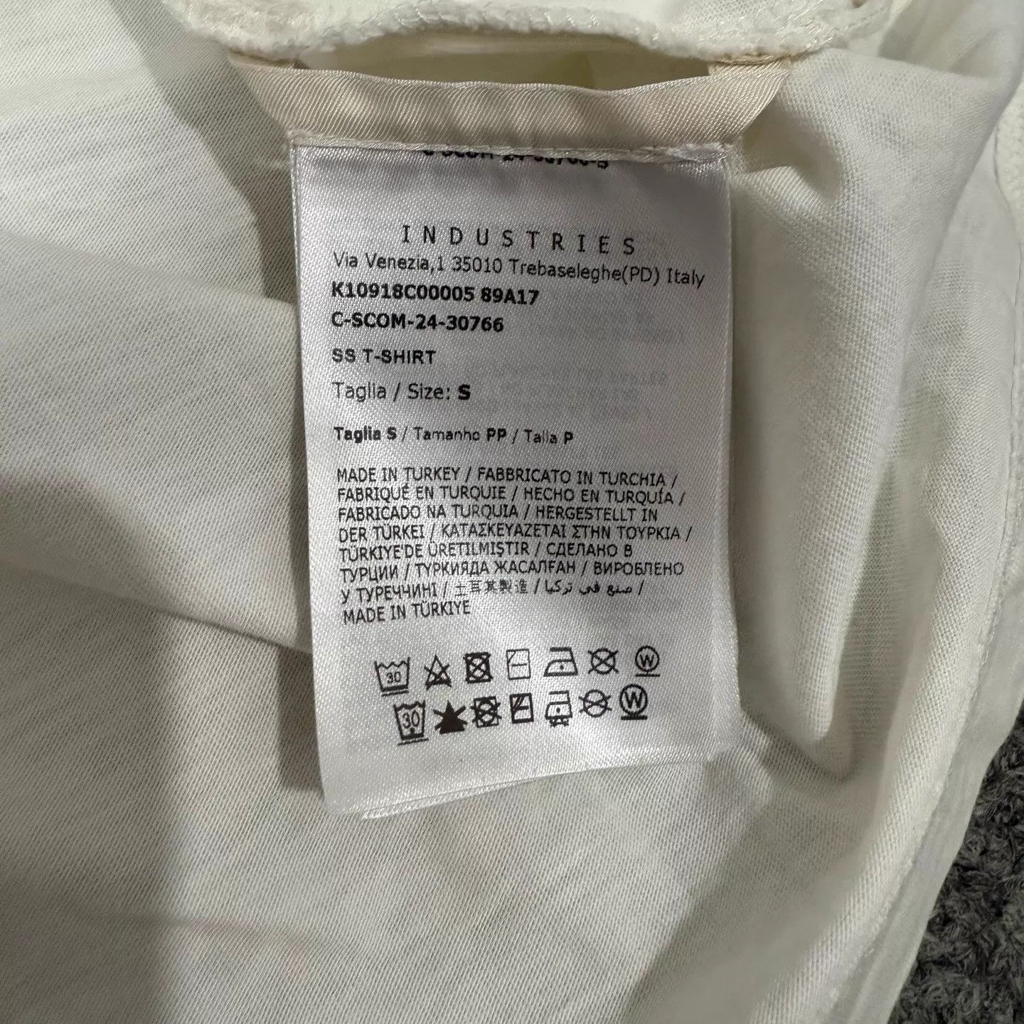 Moncler Moncler White Logo Short Sleeve T-Shirt S 99 New Size US S / EU 44-46 / 1 - 4 Thumbnail