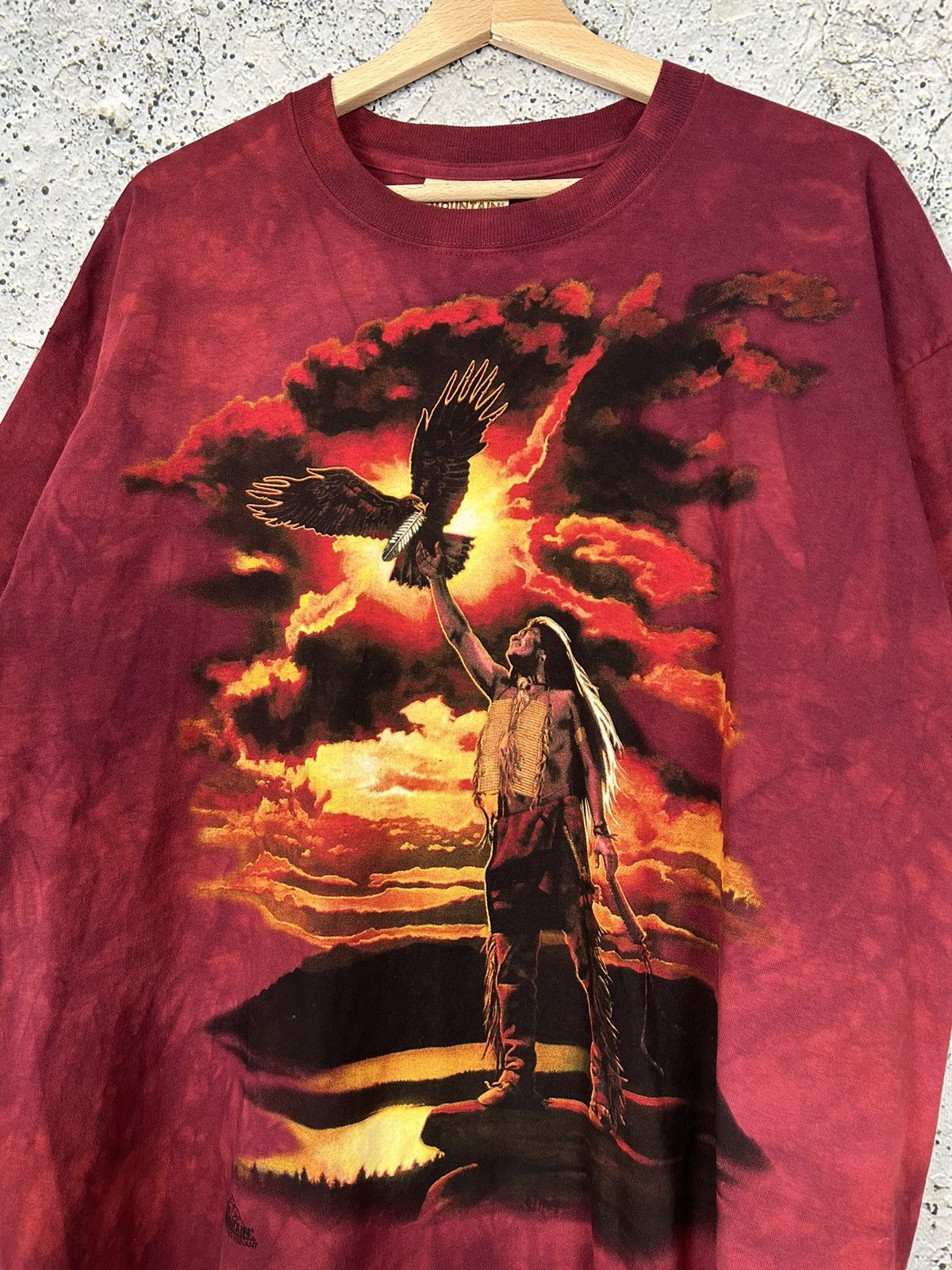 The Mountain Vintage The Mountain 90s USA Indian Graphic Tee Hype Size US L / EU 52-54 / 3 - 3 Thumbnail