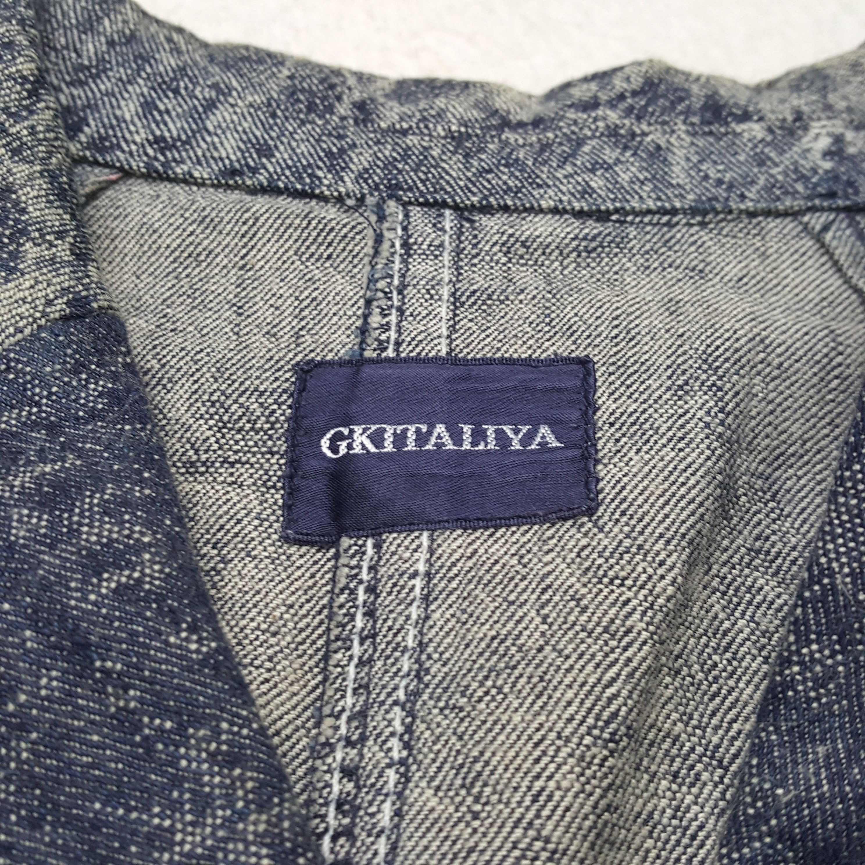 Designer × Japanese Brand × Vintage Vintage GKITALIYA Japanese Fashion Brand Jacket C296N9 Size XS / US 0-2 / IT 36-38 - 3 Thumbnail