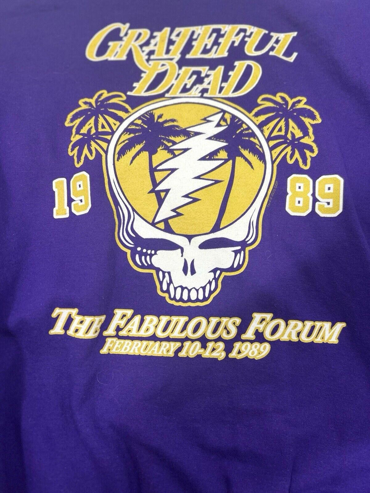 Liquid Blue Grateful Dead Los Angeles Lakers Liquid Blue Sweatshirt Size US 32 / EU 48 - 3 Thumbnail