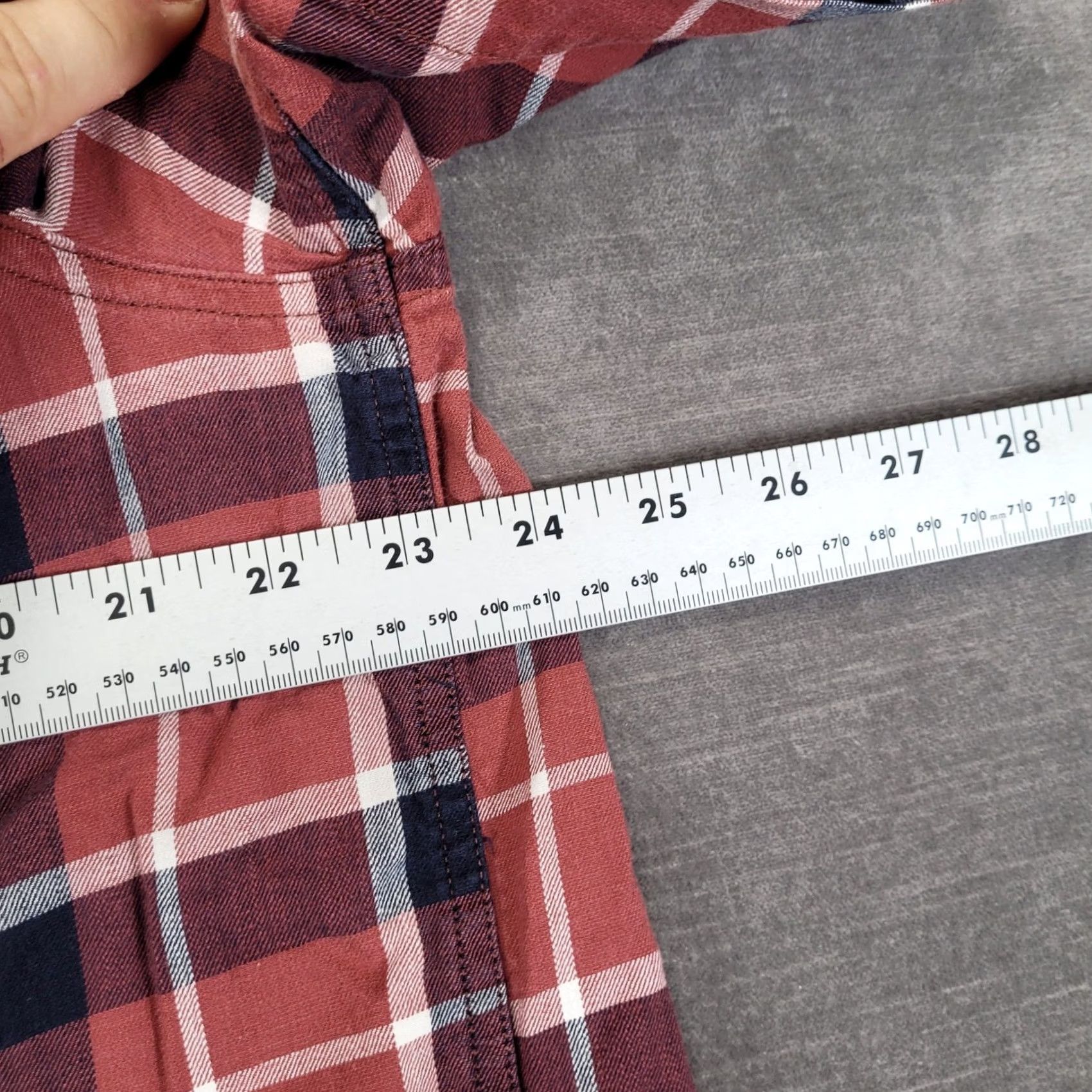 Carhartt Carhartt Mens Shirt Relaxed Fit Flannel Large Tall Red Plaid Short Sleeve Size US L / EU 52-54 / 3 - 3 Thumbnail