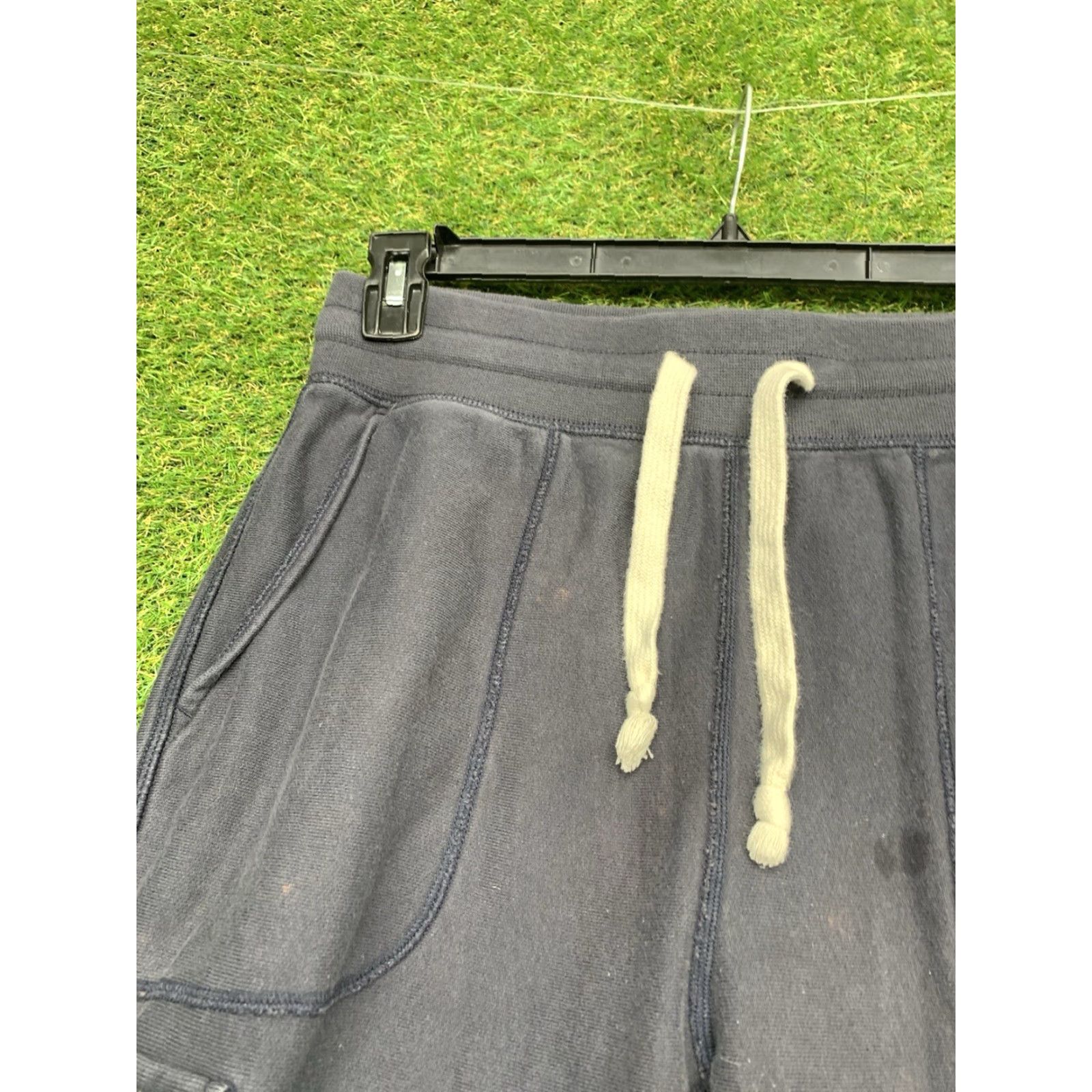 Todd Snyder TODD SNYDER Champion Utility Cargo Sweatpants Mens Small Blue Joggers Athletic Casual Size US 29 - 3 Thumbnail