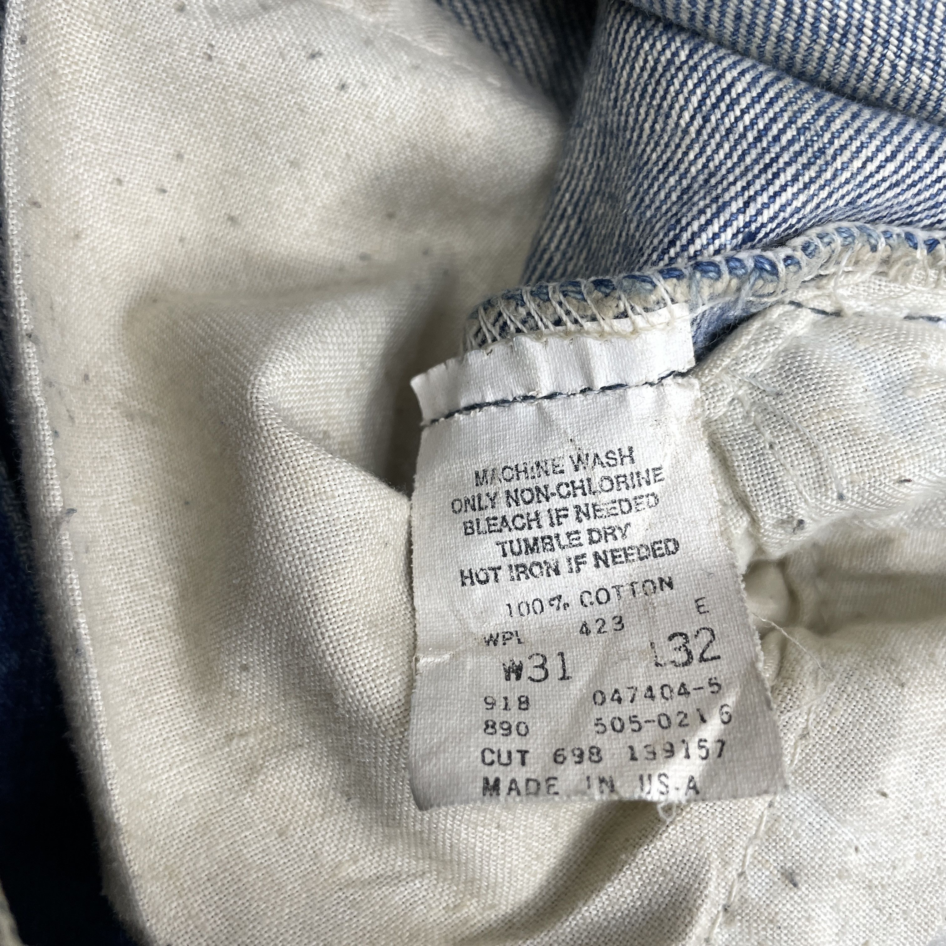 Levi's Vintage Levi's 505 Faded Blue Jeans -WC321 Size US 32 / EU 48 - 8 Thumbnail