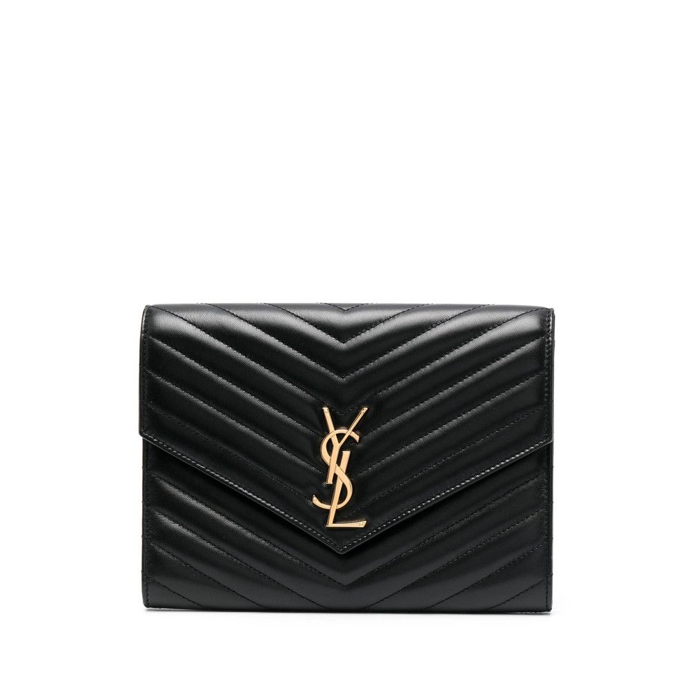 Saint Laurent Paris Saint Laurent BLACK Clutch Bags Size ONE SIZE - 1 Thumbnail
