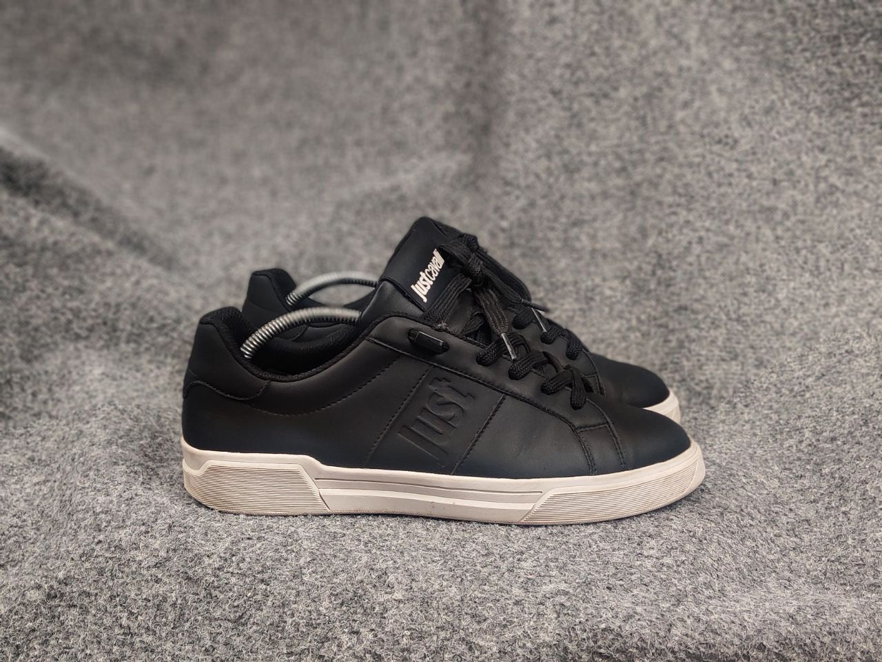 Just Cavalli Just Cavalli Design Minimalist Leather Lace-Up Sneakers Size US 10 / EU 43 - 5 Thumbnail