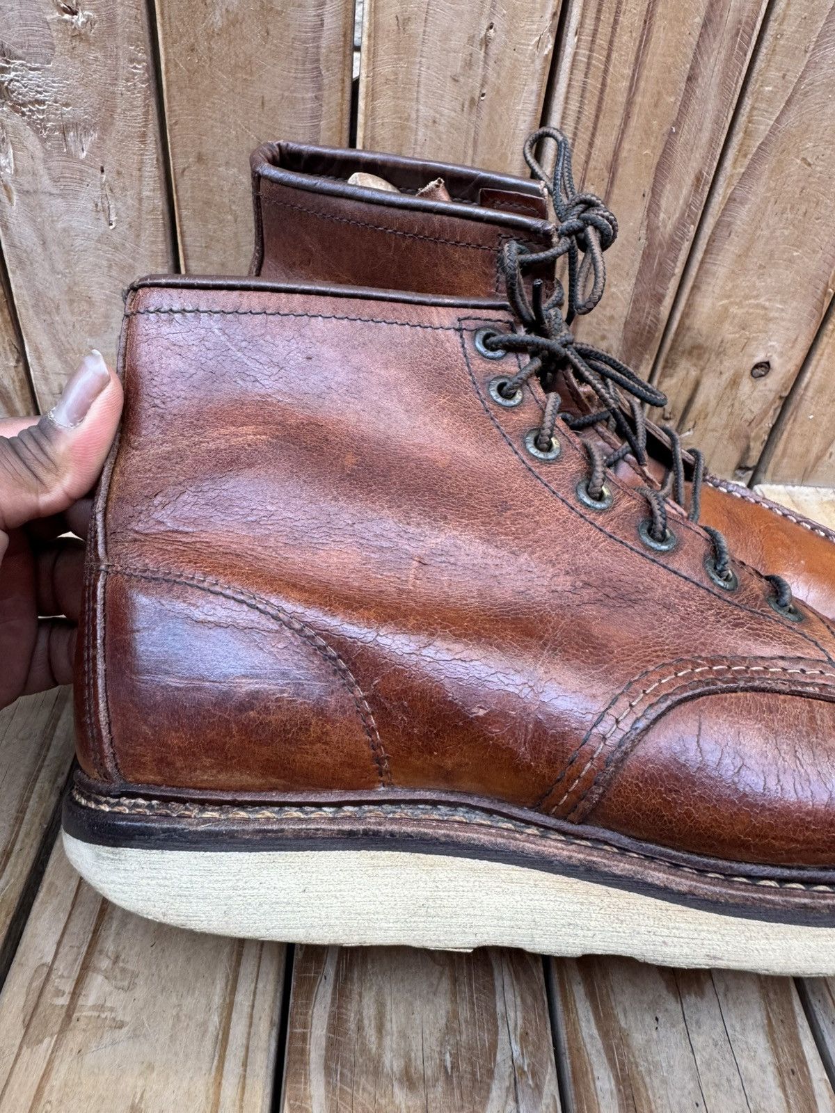 Red Wing Red Wing 1907 Copper Rough Brown Boots US 8 D |UK 7 | EUR 41 Size US 8 / EU 41 - 12 Thumbnail