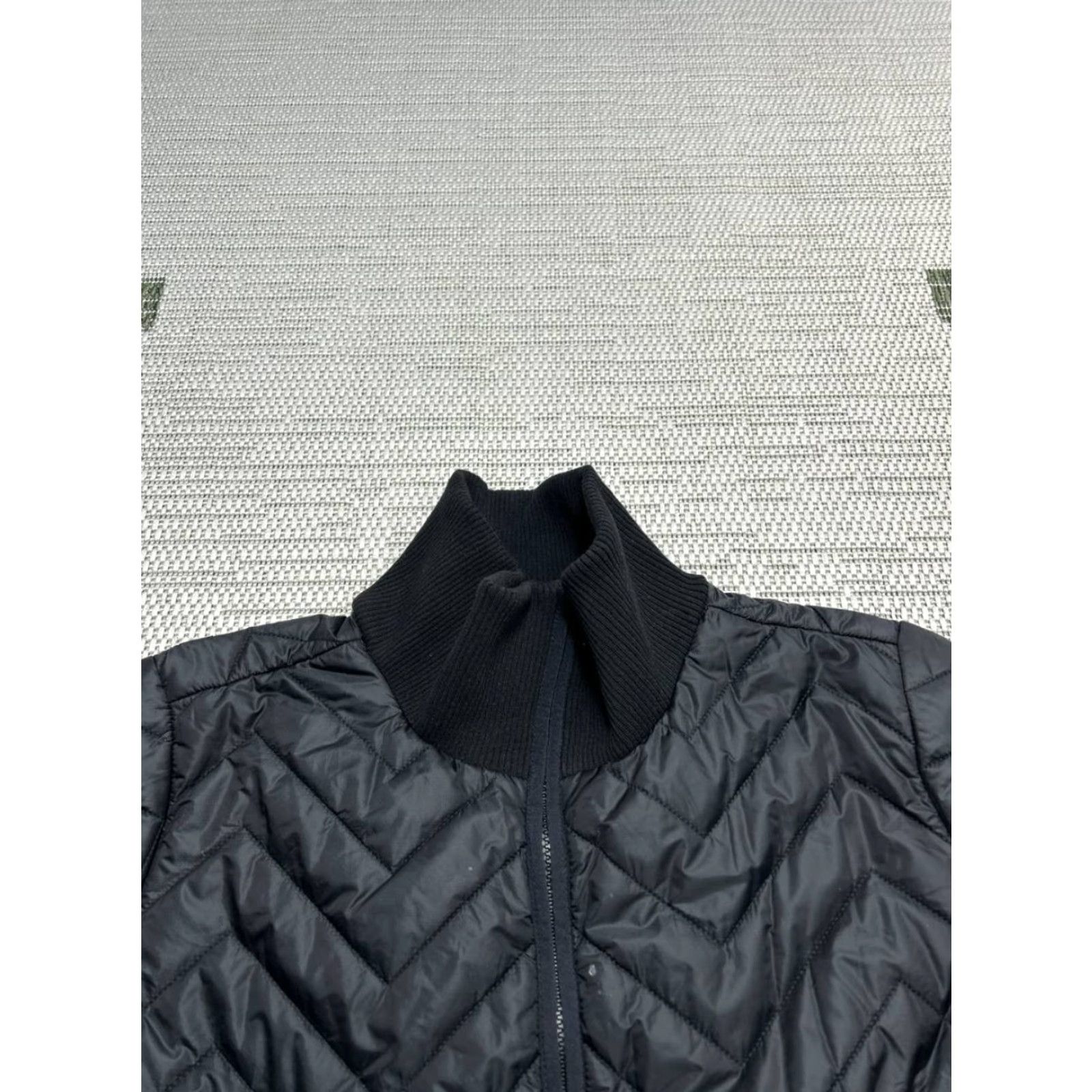 Athleta Athleta Jacket Womens 1X Black Quilted Zip Full Zip Athleisure Jacket - Black Size XL / US 12-14 / IT 48-50 - 2 Thumbnail