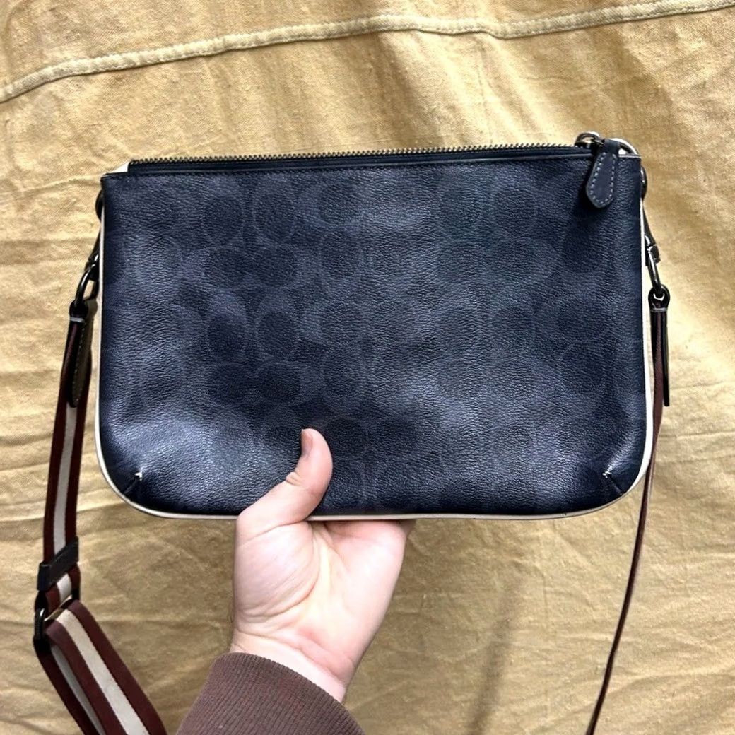 Coach Coach Crossbody Bag Womens OSFA Black Signature Everett Motif Luxury Purse CB915 Size ONE SIZE - 3 Thumbnail