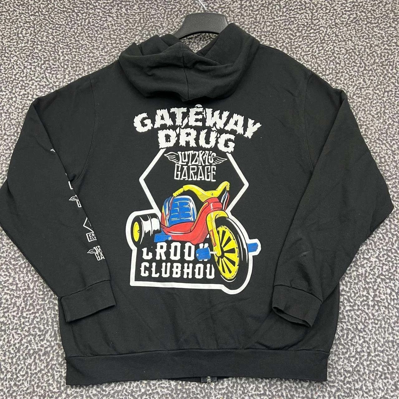 Other Lutzka's Garage Hoodie Men Crooked Clubhouse Full Zip L Size US L / EU 52-54 / 3 - 1 Thumbnail
