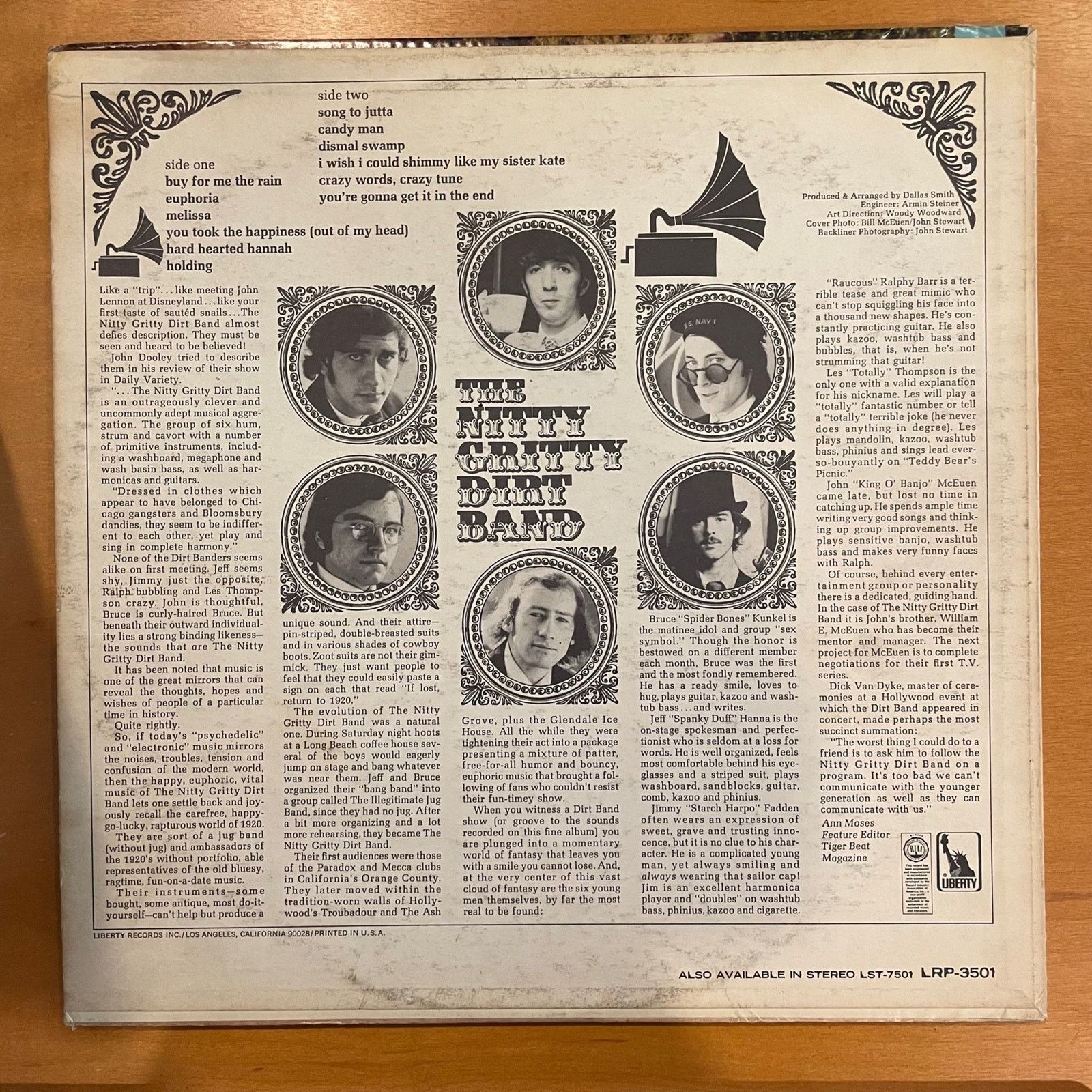 INTENTIONALLY BLANK Nitty Gritty Dirt Band LP Mono vintage vinyl record country Size ONE SIZE - 2 Thumbnail