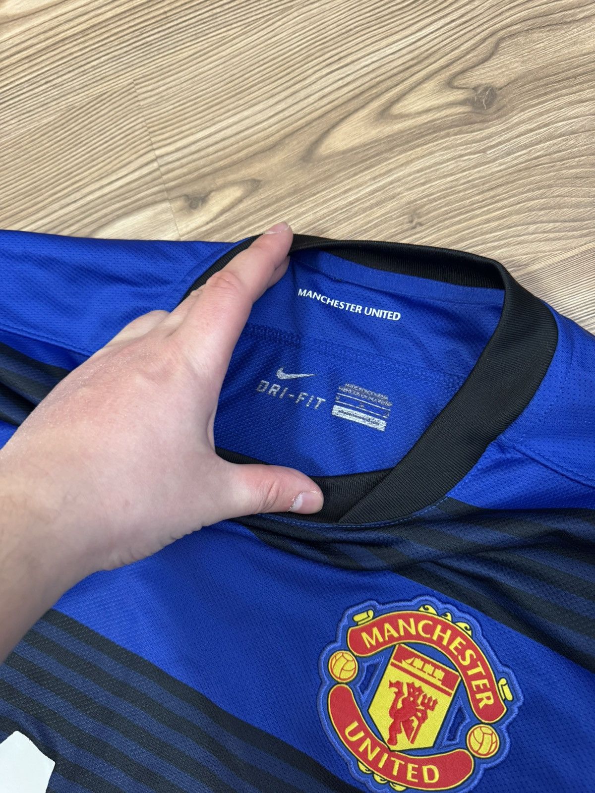 Nike RARE!Nike Munchester United Football Jersey 2011/12 Size US M / EU 48-50 / 2 - 11 Thumbnail