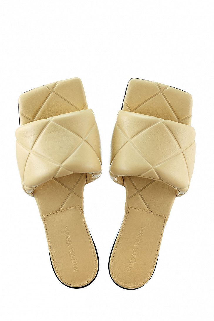 Bottega Veneta o1bcso1str0924 Lido Sandals in Ivory Size US 5 / IT 35 - 5 Thumbnail