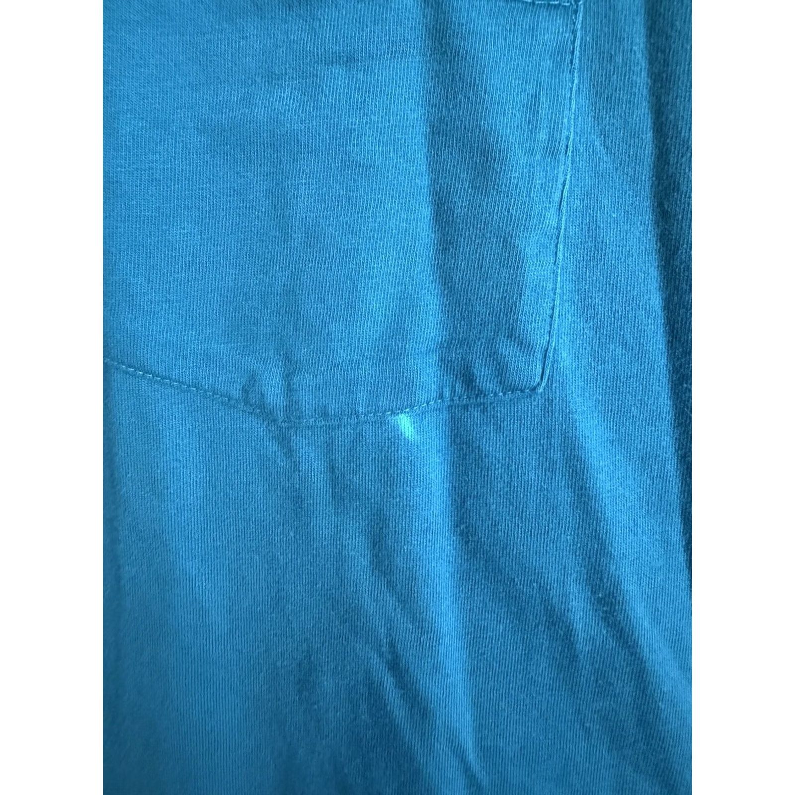 Disney VINTAGE Disney Mickey Mouse Shirt Men 2XL Long Sleeve Pocket 90s Y2K Teal Size US XXL / EU 58 / 5 - 3 Thumbnail