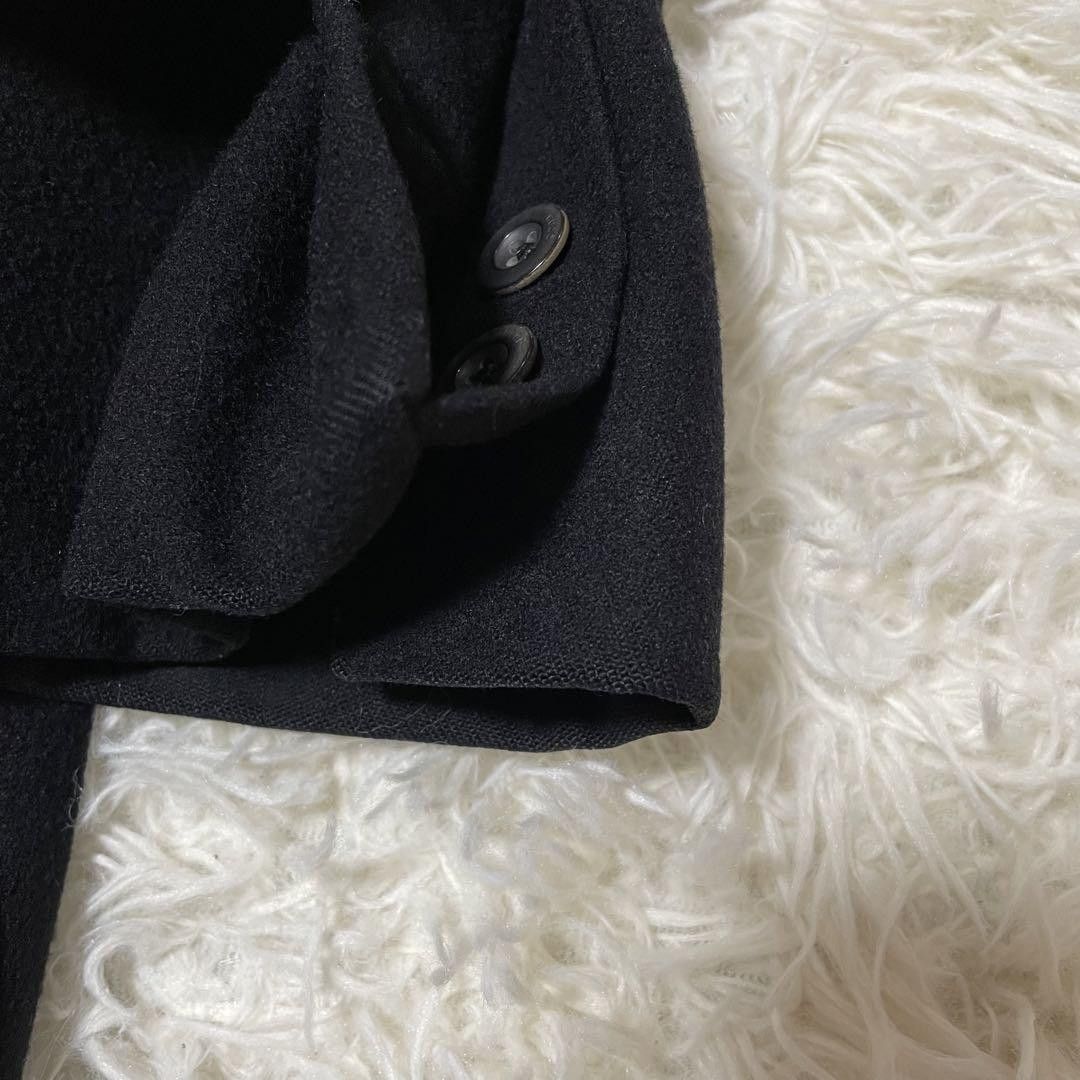 Gucci Gucci Peacoat Men's 50 Black Wool Coat Size US M / EU 48-50 / 2 - 3 Thumbnail