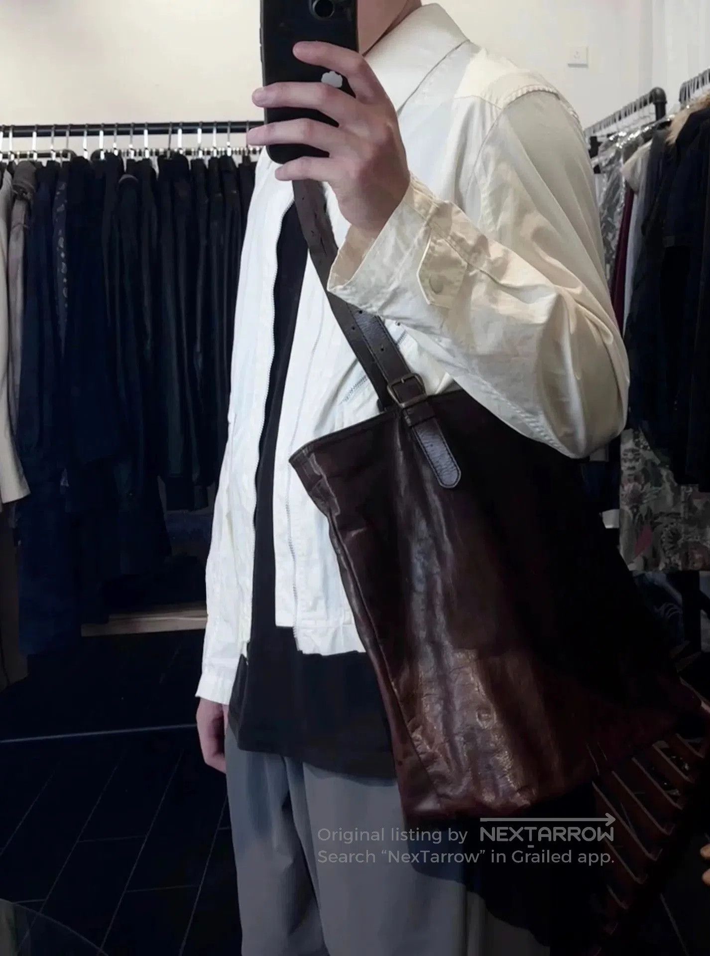 Helmut Lang helmut lang short zip jacket in cream. Size US M / EU 48-50 / 2 - 2 Thumbnail