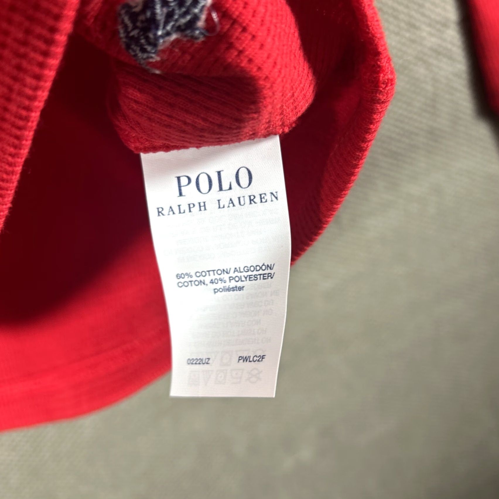 Polo Ralph Lauren VINTAGE Polo Ralph Lauren Pullover Sweater Crew Neck Mens M Red Sleepwear Size US M / EU 48-50 / 2 - 6 Thumbnail