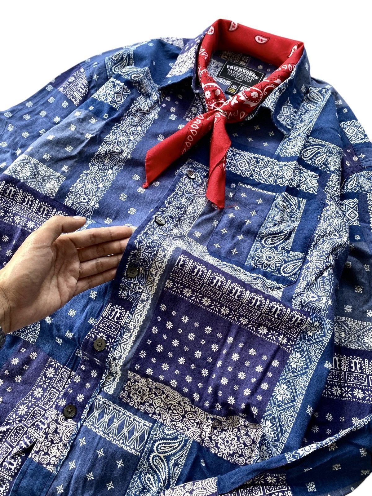 FrizmWORKS bandana relax shirt kapital style Size US XL / EU 56 / 4 - 5 Thumbnail
