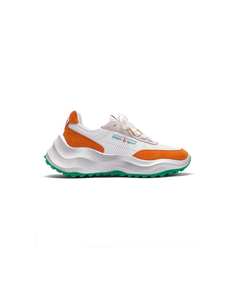 Casablanca o1mle0326 Atlantis Sneaker in White/Orange Size US 13 / EU 46 - 1 Thumbnail