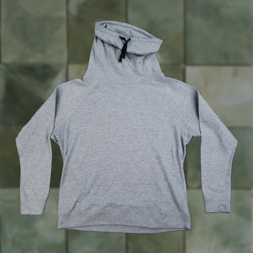 Nike Nike Dri-Fit Sweatshirt Womens Large Gray Obsessed Infinity Cowl Neck Pullover Size L / US 10 / IT 46 - 1 Thumbnail
