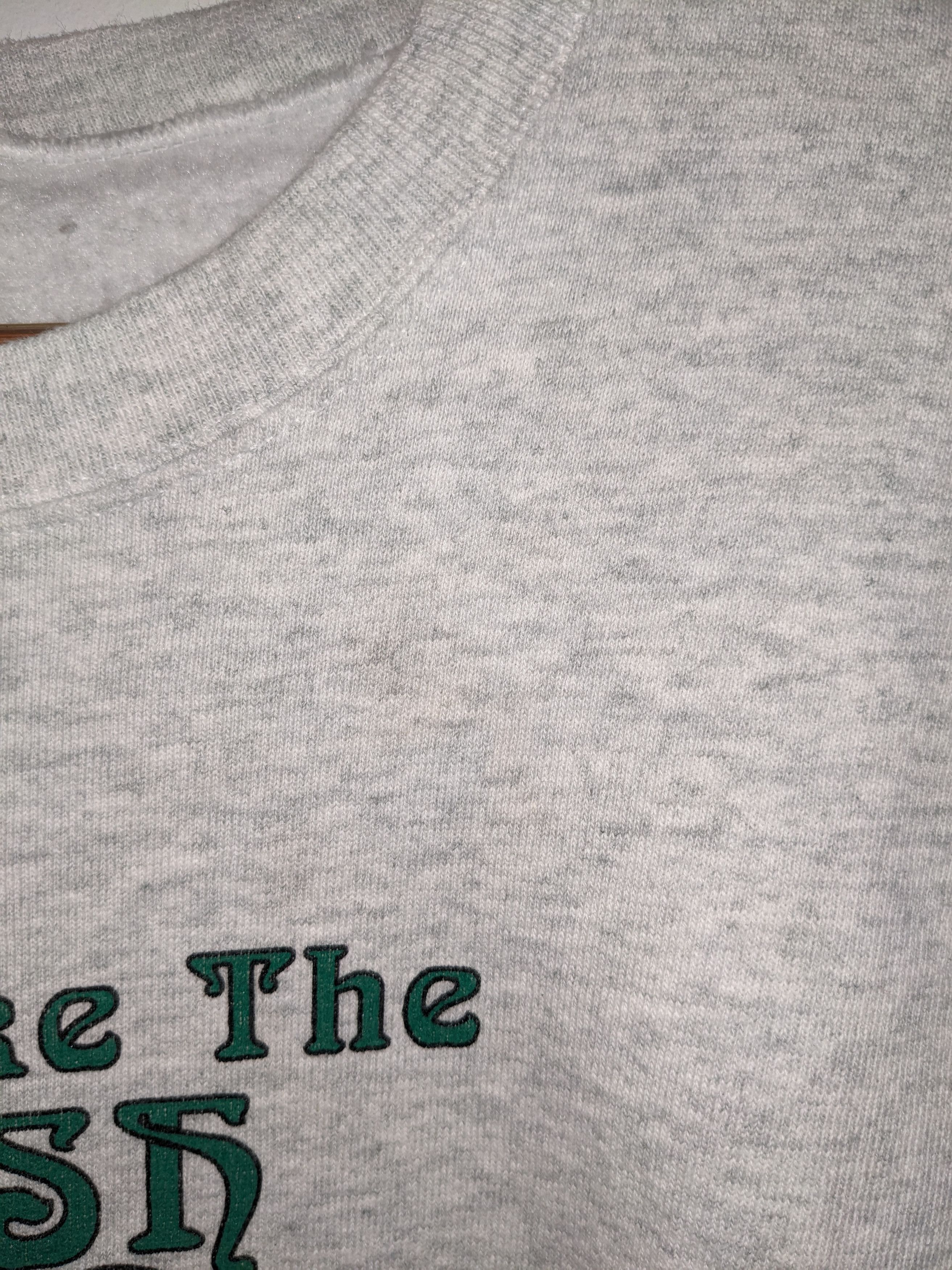 Fruit Of The Loom × Vintage Vintage 90s Do it Like the Irish Clover Large Sweatshirt Size US L / EU 52-54 / 3 - 4 Thumbnail
