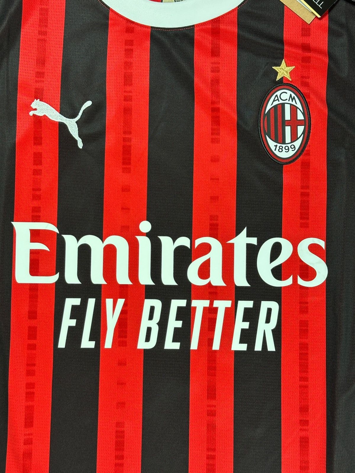 Puma Ac Milan 2024/25 Rafael Leao Long Sleeve Home Soccer Jersey Size US L / EU 52-54 / 3 - 5 Thumbnail
