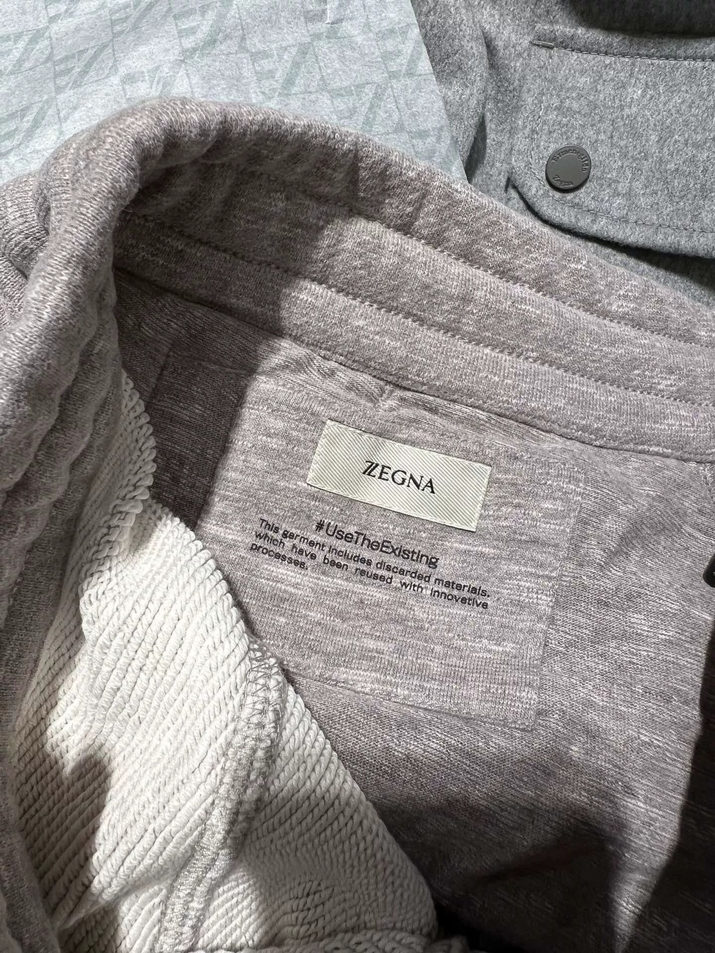 Ermenegildo Zegna Zegna Beige Men's Thick Sweatpants Size US 40 / EU 56 - 6 Thumbnail