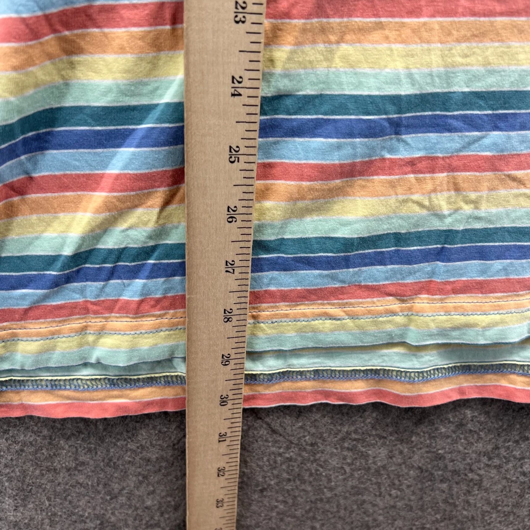 Peter Millar VINTAGE Peter Millar Polo Shirt Men XL Rainbow Cannon Beach Stripes Golf Logo Beach Pattern Short Sleeve Green 48in Chest Mens Size US L / EU 52-54 / 3 - 4 Thumbnail