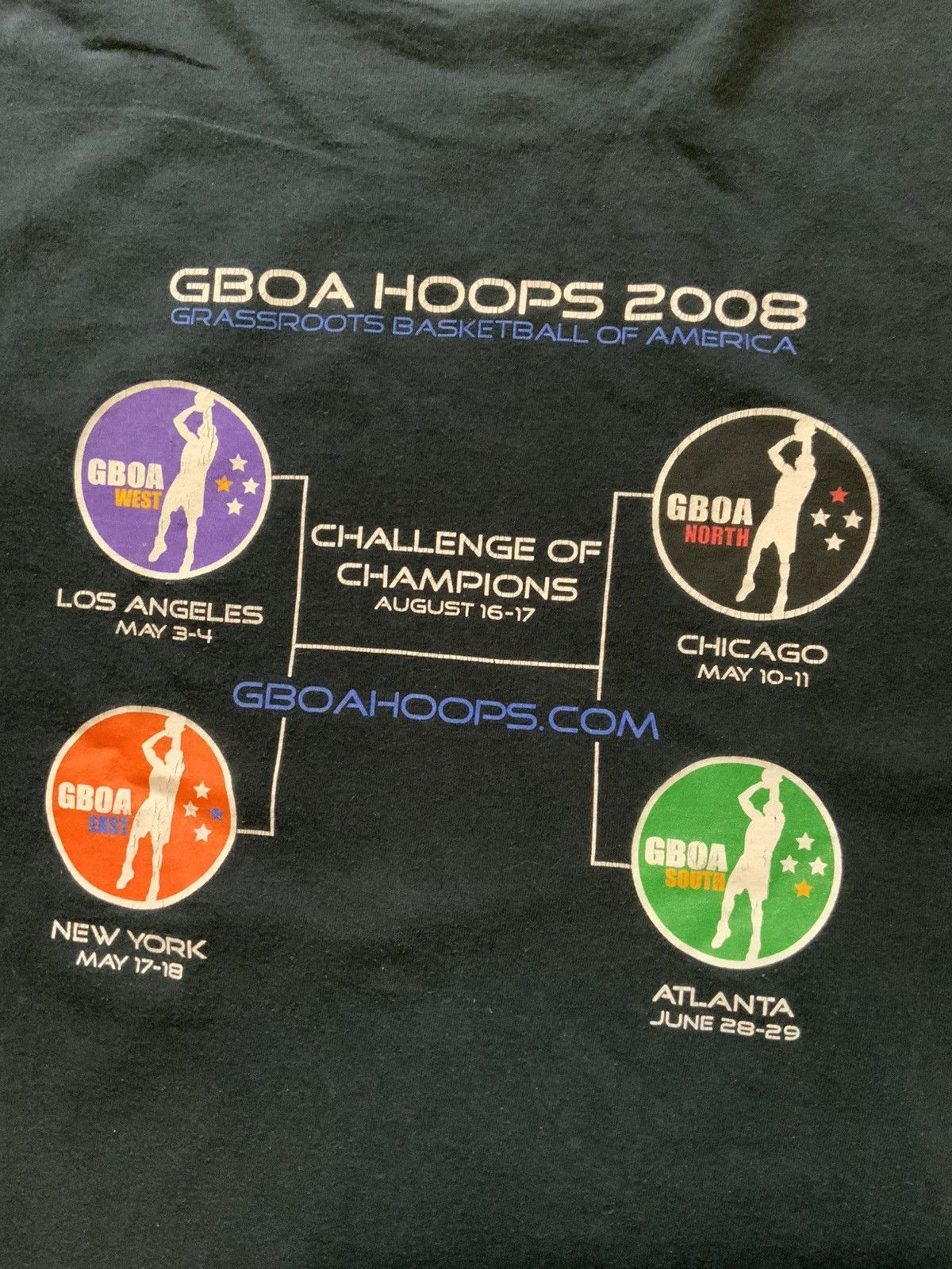 Other GBOA Grassroots Basketball AAU Travel Hoops Tournament Shirt Size US XL / EU 56 / 4 - 8 Thumbnail