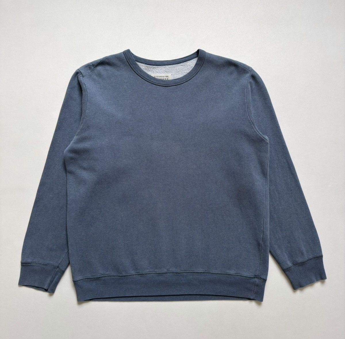 Maison Margiela Early 2000s Miss Deanna Blue Cotton Sweatshirt Size US XL / EU 56 / 4 - 1 Thumbnail