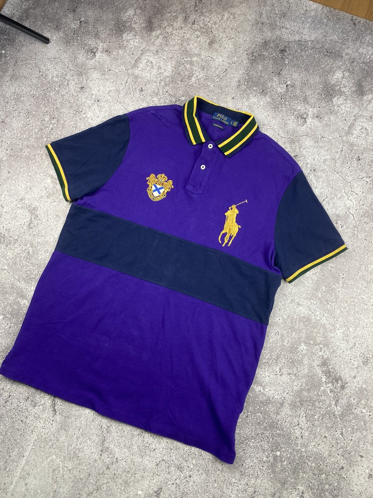 Vintage Vintage Polo Ralph Lauren Big Pony Crest Y2K polo shirt Size US L / EU 52-54 / 3 - 2 Thumbnail