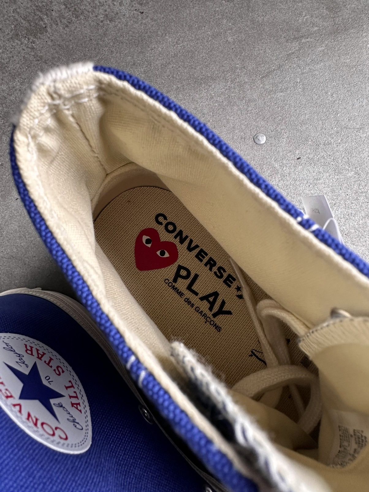 Comme des Garcons PLAY × Converse CDG PLAY x CONVERSE HI CHUCK TAILOR 70 Size US 7 / IT 37 - 9 Thumbnail