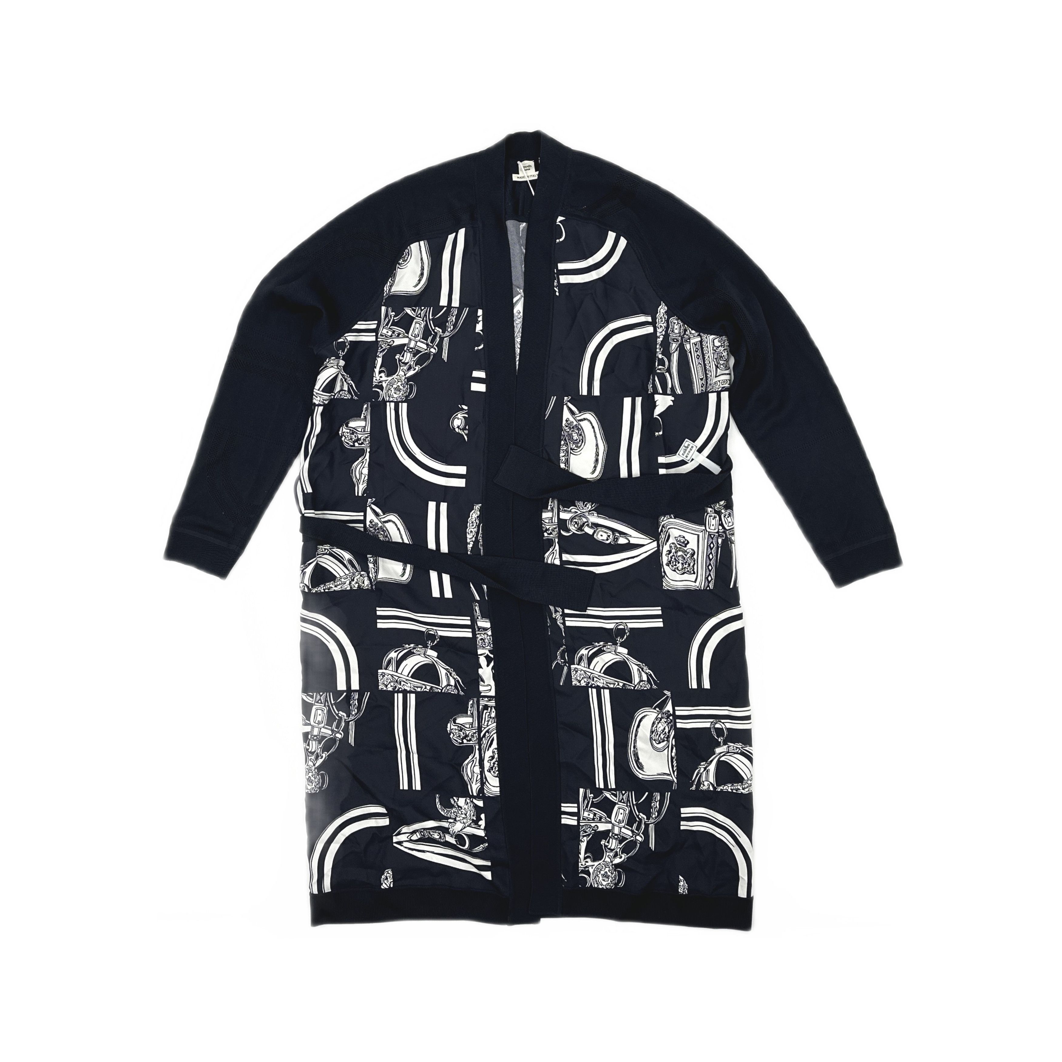 Hermes Hermes Printed Silk Cardigan Size 38 Size S / US 4 / IT 40 - 1 Thumbnail