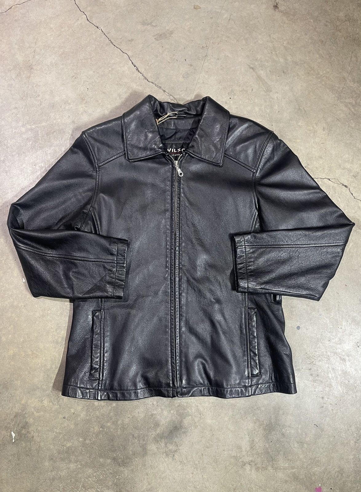 Wilsons Leather Åbstract 7-Ball Leather Jacket Size US M / EU 48-50 / 2 - 2 Thumbnail