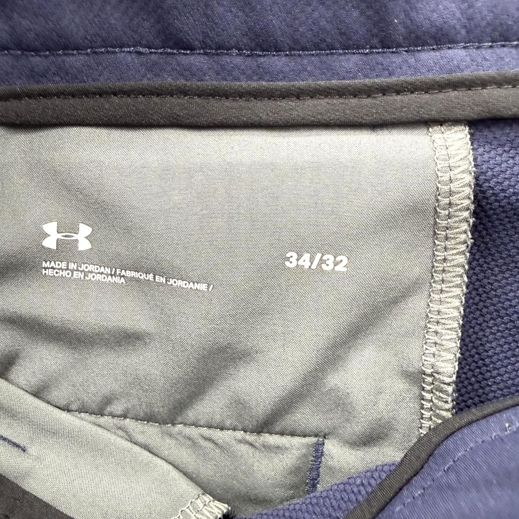 Under Armour Under Armour Pants Mens 34x32 Blue Golf Chino Performance Casual Size US 34 / EU 50 - 3 Thumbnail
