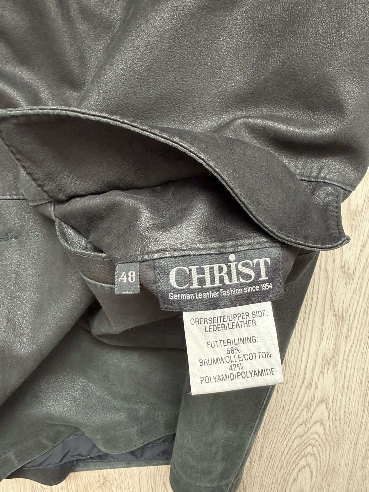 Other Vintage Christ German Leather Reversible Coat Grain Leather Size US M / EU 48-50 / 2 - 7 Thumbnail