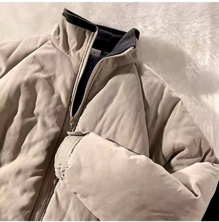 Japanese Brand × Vintage men's plush quilted jacket Size US XL / EU 56 / 4 - 5 Thumbnail