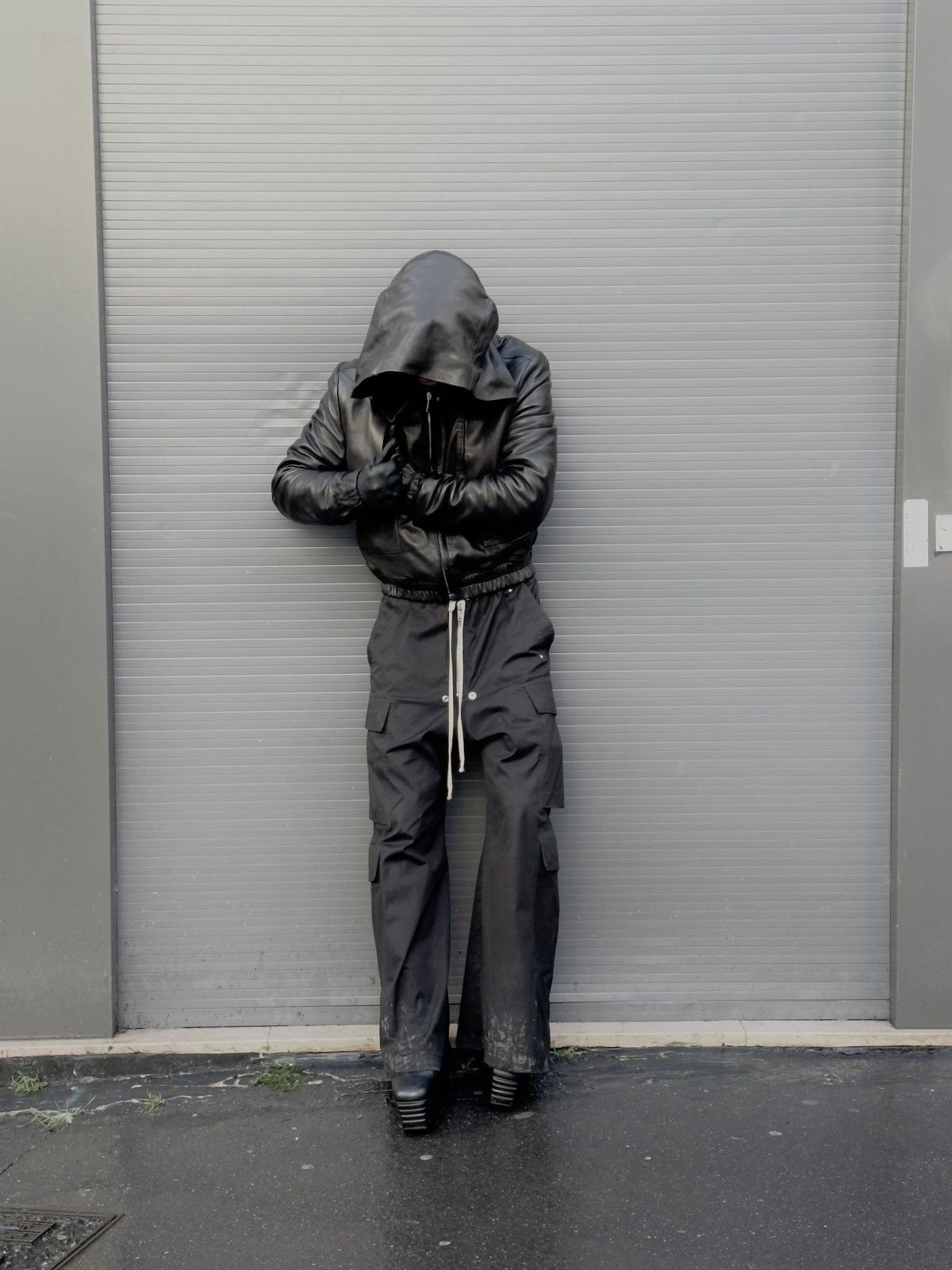 Rick Owens Rick owens hooded leather jacket Size US M / EU 48-50 / 2 - 1 Thumbnail